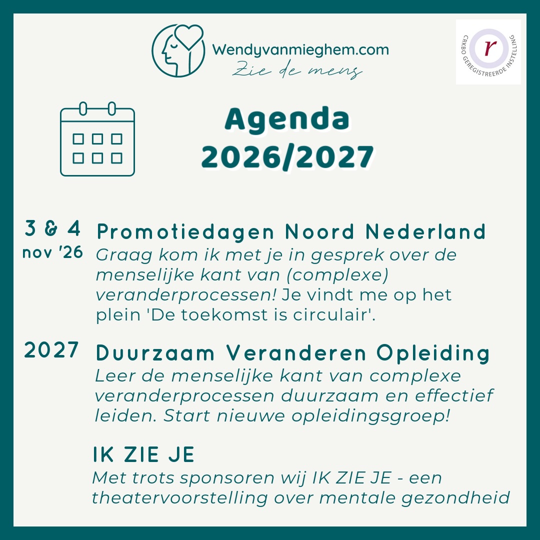 Agenda - Wendyvanmieghem.com