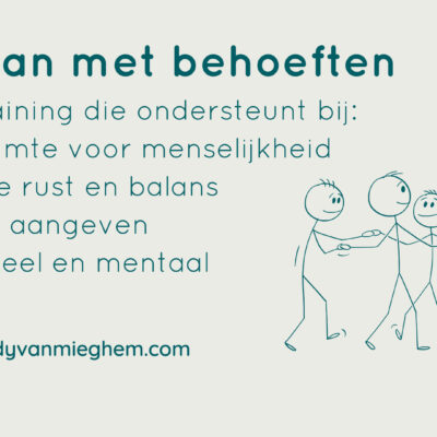 Omgaan met behoeften online training - Wendyvanmieghem.com