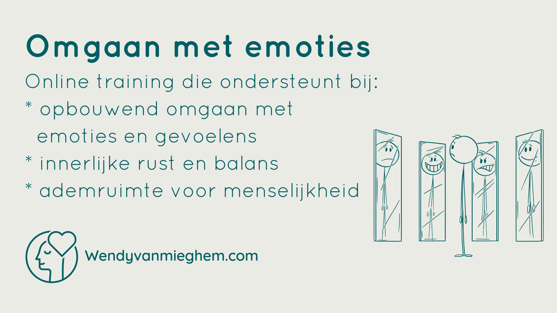 Omgaan met emoties online training - Wendyvanmieghem.com